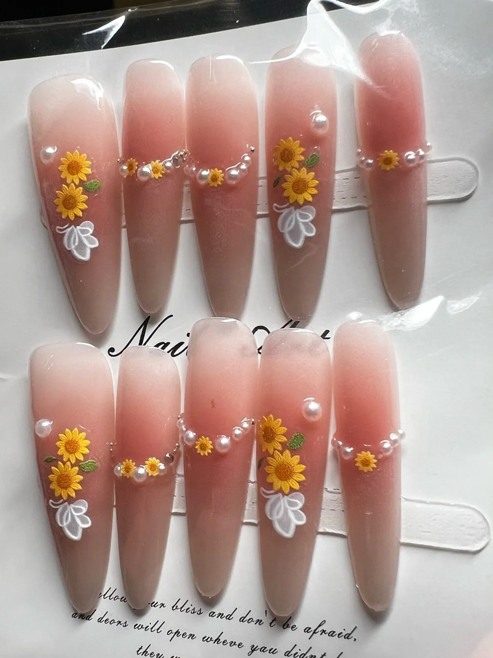 N/A peach ombre
